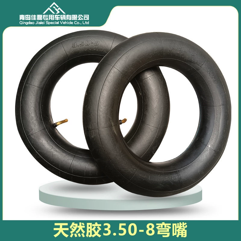 350-8 Шинная внутренняя трубка тележка для инструментов 3,50-8 силовая машина изогнутая горловина надувная внутренняя трубка прямые поставки с завода