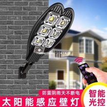 -新款太阳能路灯庭院灯照明白炽灯户外照明灯遥控灯防雨