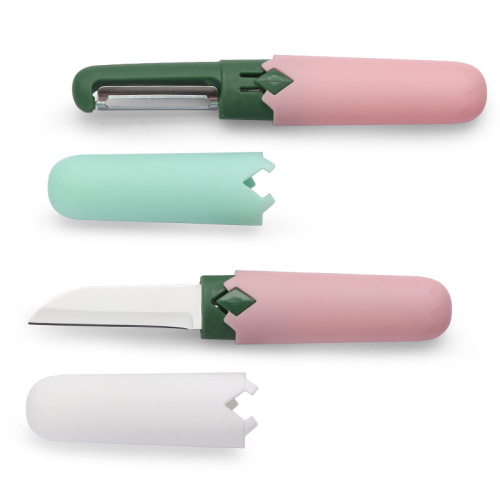 Outdoor portable paring knife multifunctional baby food supplement fruit knife home kitchen peeling knife stainless steel fruit knife