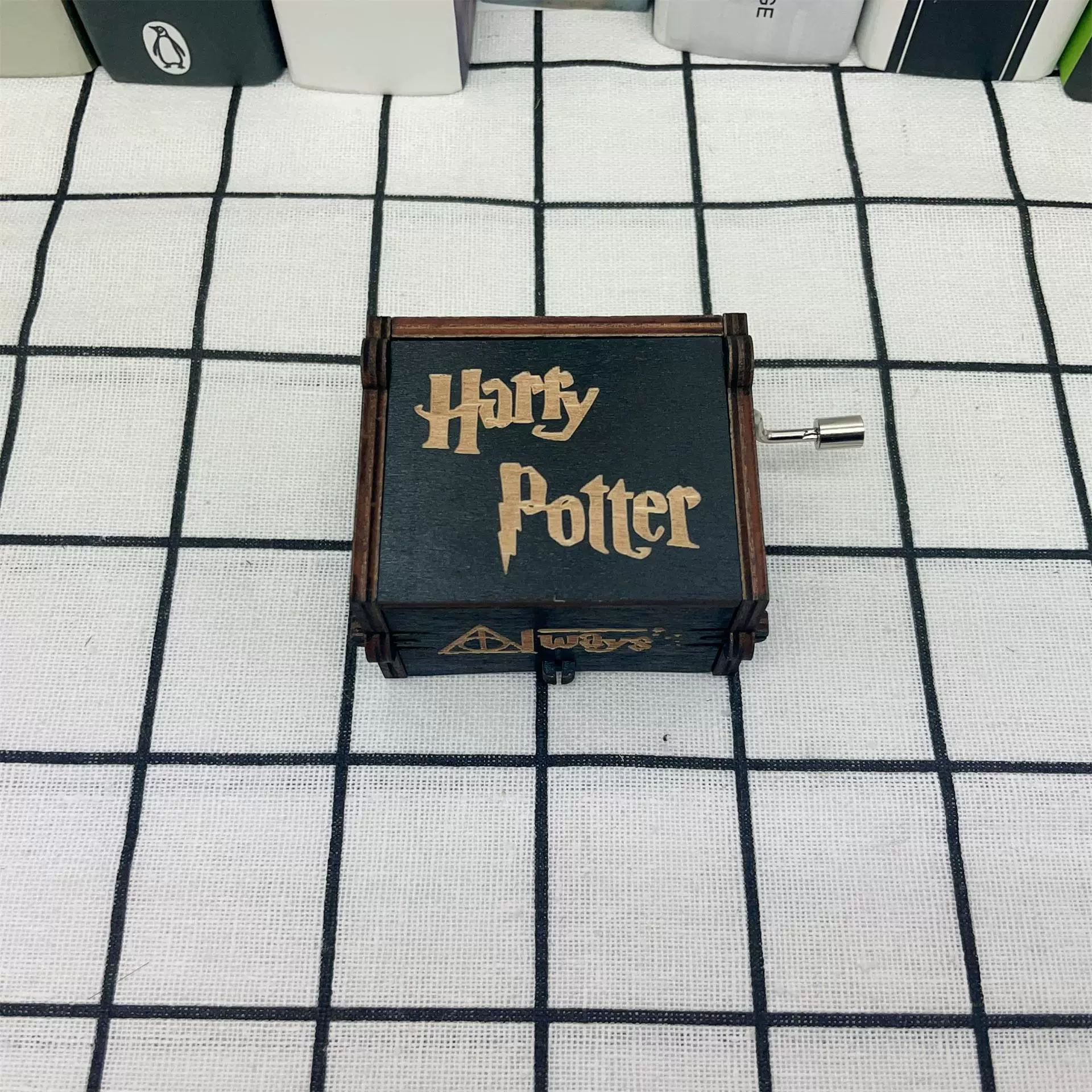 魔法ins哈利波特手摇音乐盒暗黑迷你八音盒小创意生日礼物男女生