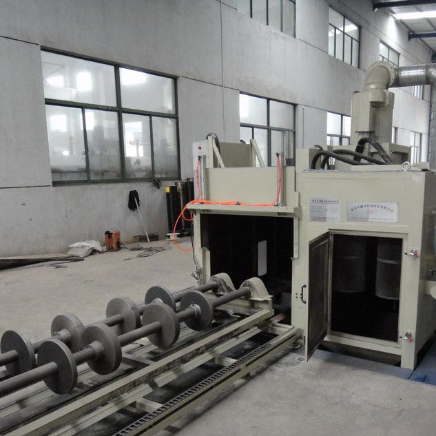 厂家供应喷砂机引进外国技术非标平面输送式自动喷砂机