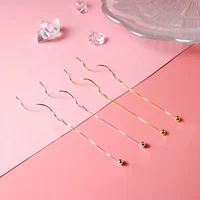 Qiaitong Body S925 серебряные серьги сладкий темперамент Капля воды серьга новая волна длинная линия уха трансграничная