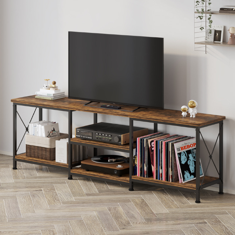 Tv Cabinet Modern Simple Coffee Table Combination Small Apartment Floor Cabinet New Chinese Style Living Room Floor Side Cabinet Tv Cabinet