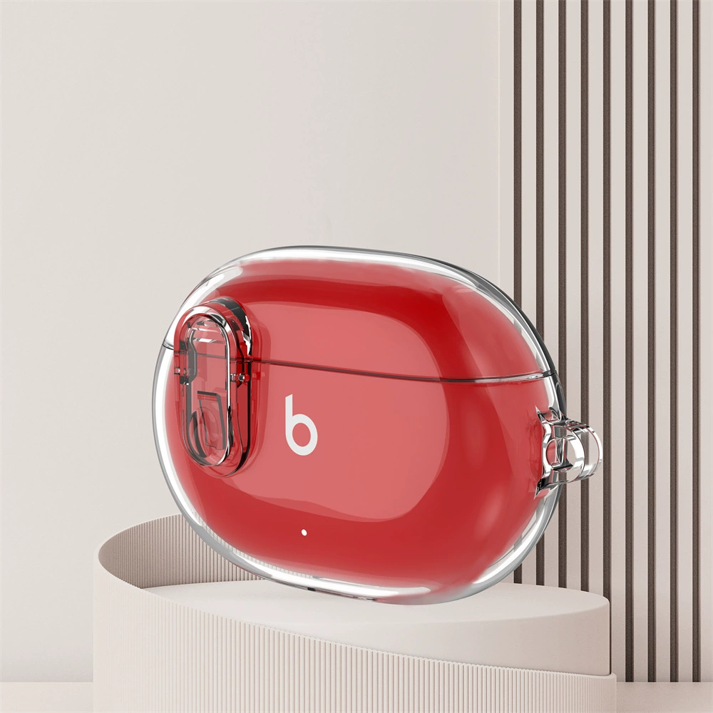 Подходит для Magic Sound Beats Studio Buds/Buds+ — прозрачный защитный чехол против падений для Bluetooth-наушников, простой дизайн