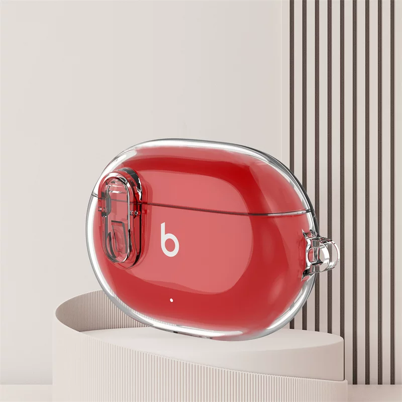 Подходит для Magic Sound Beats Studio Buds/Buds+ — прозрачный защитный чехол против падений для Bluetooth-наушников, простой дизайн