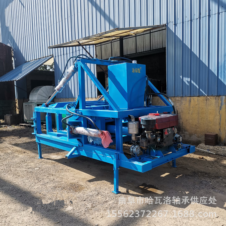 柴油动力芦苇打捆机 库尔勒芦苇打捆机 方捆秸秆切断压块机