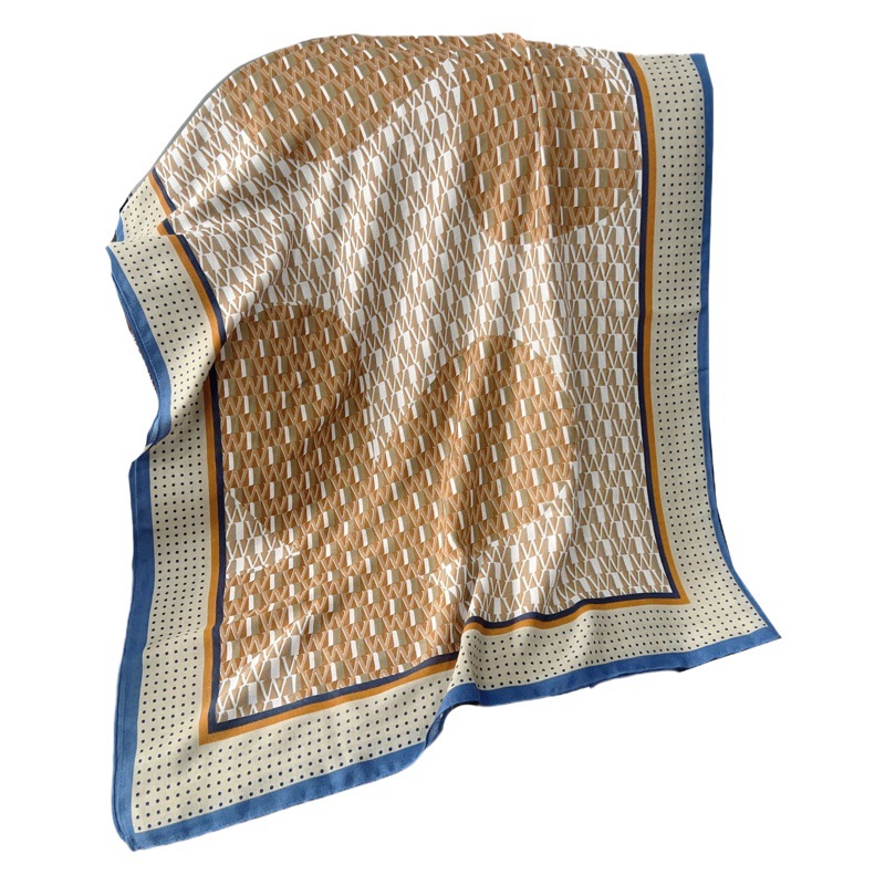 Toalla de playa elegante estilo coreano, bufanda de algodón y lino estampada para mujer, nuevo chal versátil y moderno, bufanda cálida para el cuello en stock