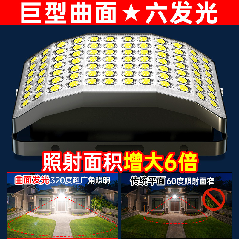 EQp luz solar para el hogar al aire libre noche LED ahorro de energía luz solar de alta potencia