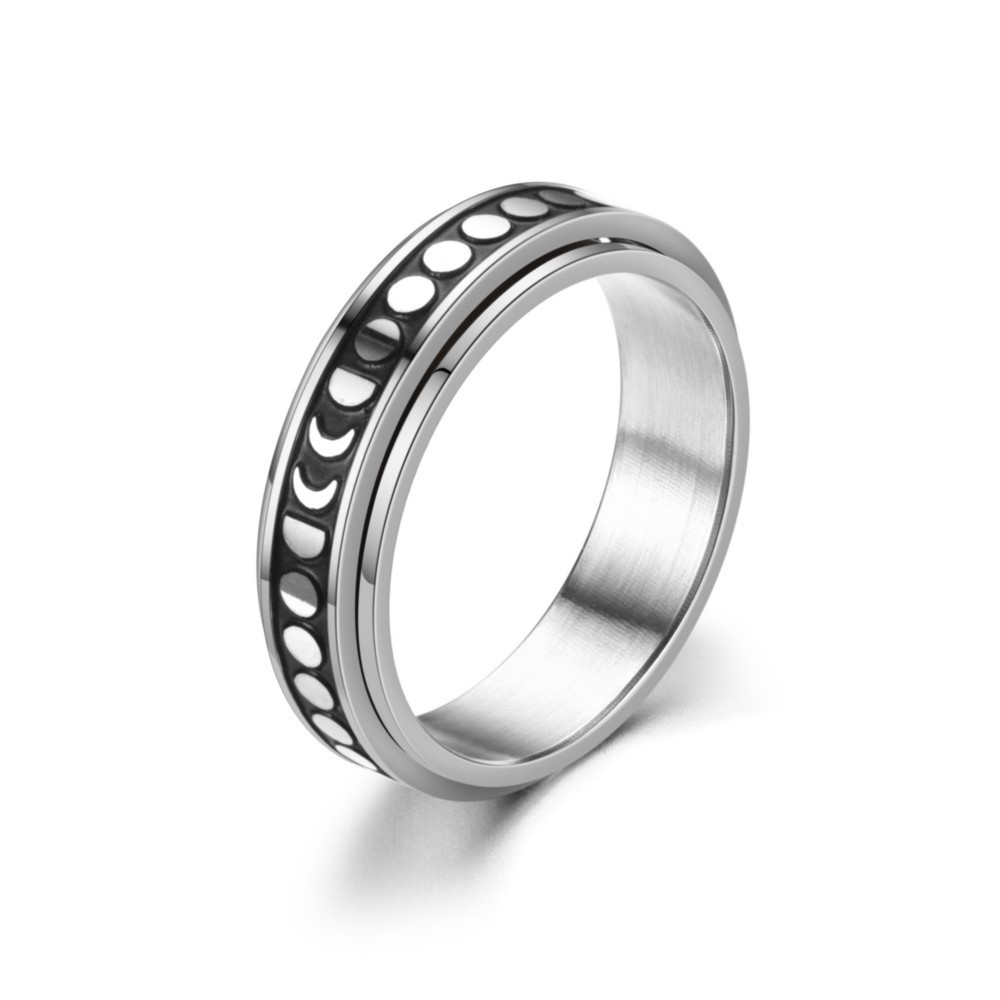 Stainless Steel Material 1 Piece Fashion Geometric Stainless Steel Plating Unisex Rings