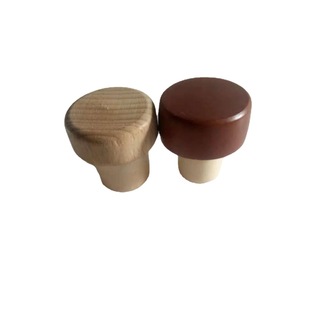Rubber Wood Red Wine BoTTle Cork STopper T-shaped Polymer STopper Sealed Oak STopper Wine BoTTle STopper Lid