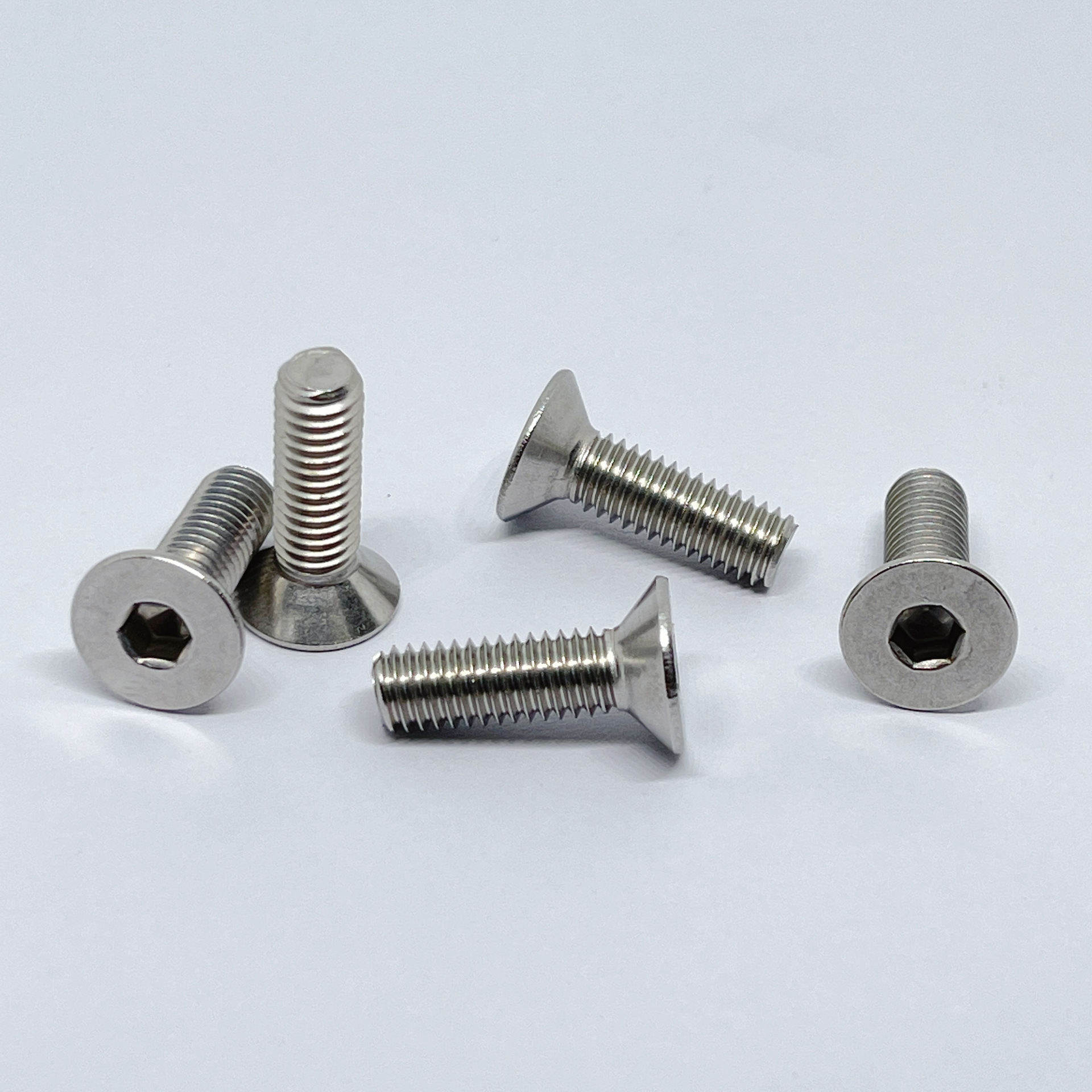 M6*12沉头内六角304不锈钢沉杯平杯平头内六角螺丝内六角沉头螺丝