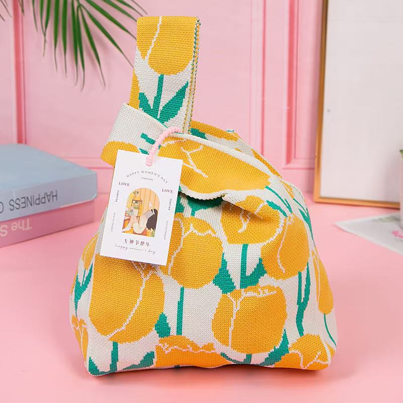 노란 튤립 + 액세서리 없음