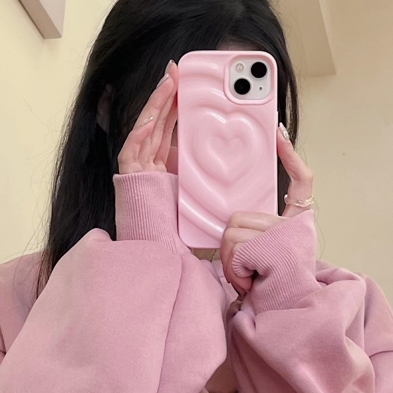 Simple Style Solid Color Imd Soft Case Three-dimensional   Phone Cases display picture 1