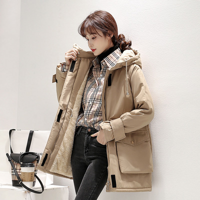 派克棉服女冬2020新款韩版宽松加绒加厚ins港风工装棉衣棉袄外套