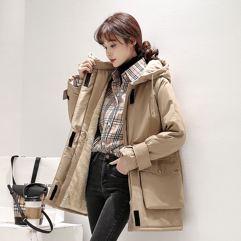 派克棉服女冬2020新款韩版宽松加绒加厚ins港风工装棉衣棉袄外套