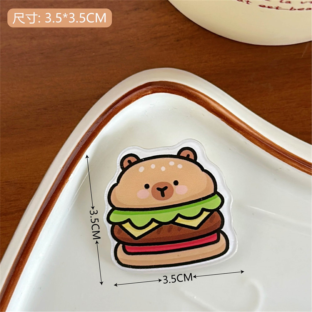 Tengyi ins viento lindo de dibujos animados acrílico cachorro broche insignia al por mayor ropa bolso colgante joyería pin