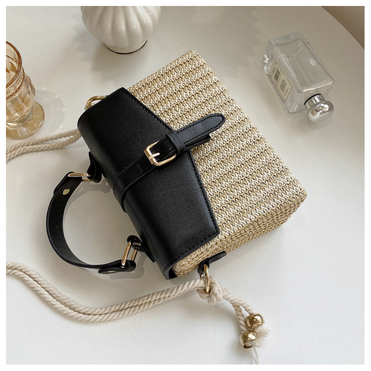 Korean Mini Casual Contrast Color Messenger Box Handbag Wholesale Nihaojewelry display picture 38