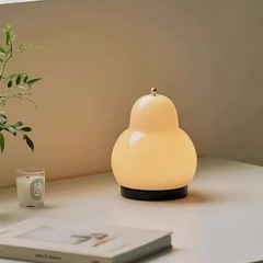 中古クリーム風梨子雰囲気感寝室ベッドヘッドランプ書斎リビング充電タッチ携帯スタンド
