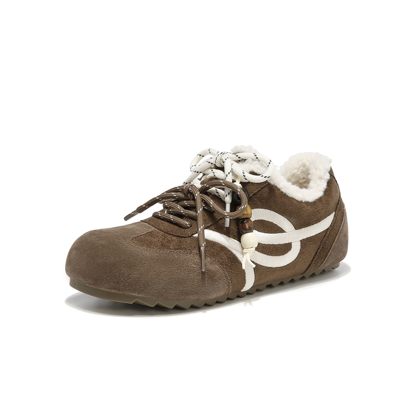 Zapatos de entrenamiento de seda de seda de invierno 2025 nuevos zapatos de algodón de nieve retro casuales