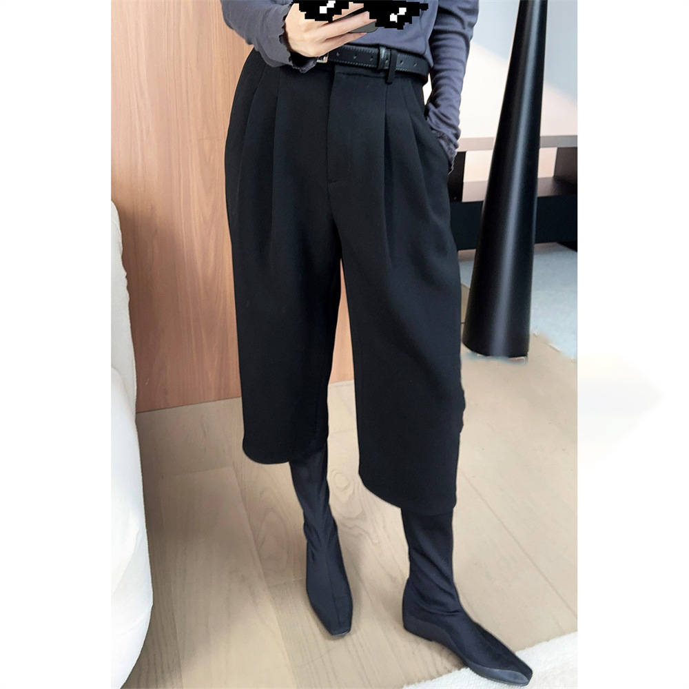 My Breeches Vtg Second-Hand ~ Stereo Double Pleated Three-Point Knight Balloon Pants [Small 70]