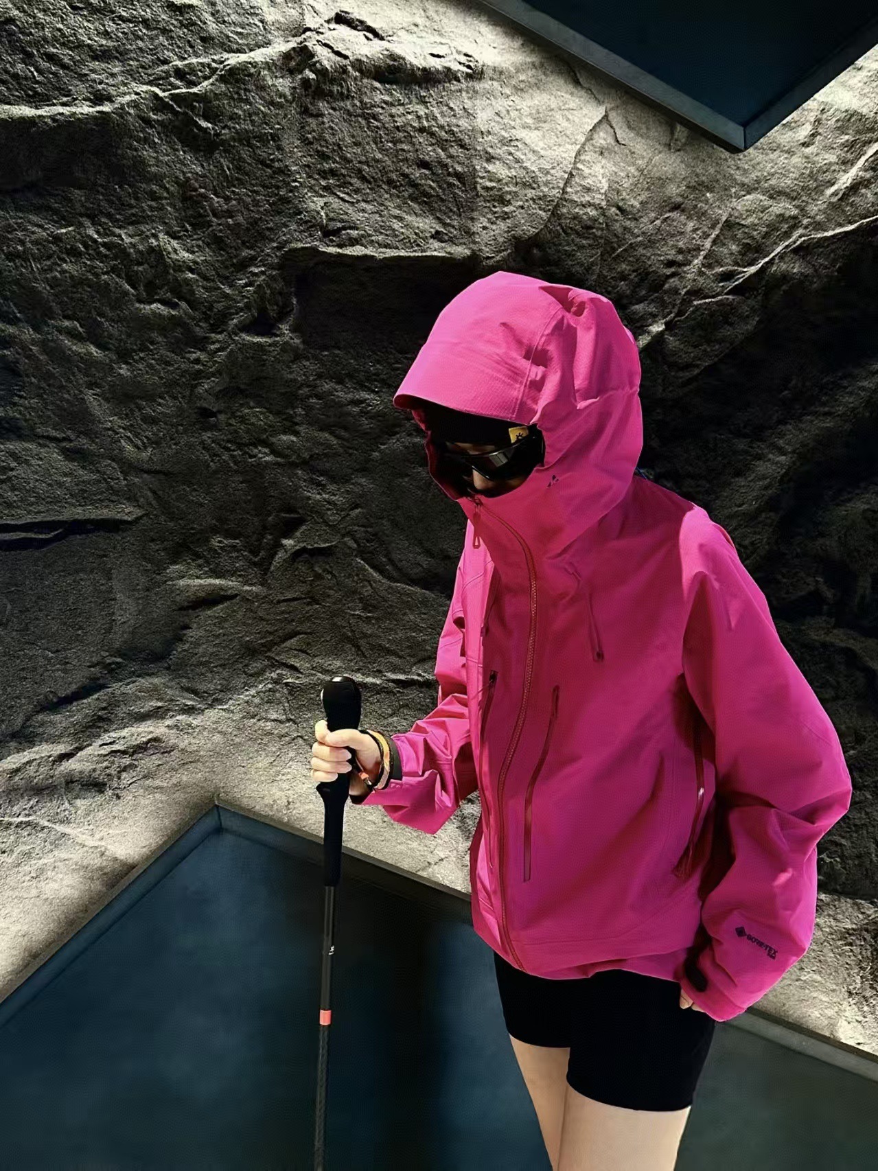 25 nueva serie mont-Xpor de piedra del sol para hombres y mujeres al aire libre a prueba de viento a prueba de lluvia a prueba de nieve traje de montaña