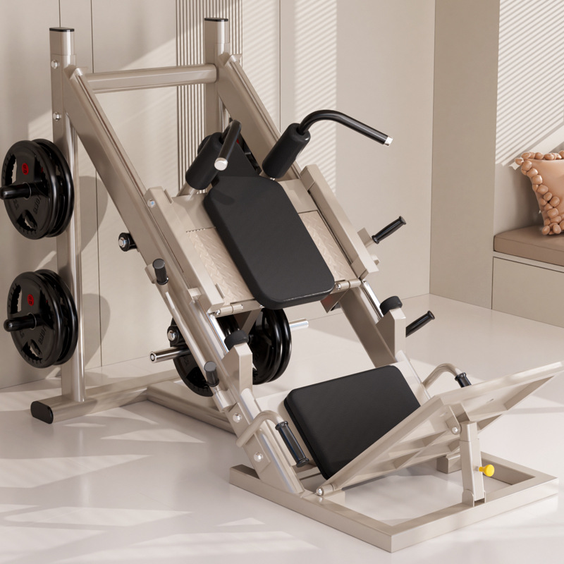 Yulong de doble uso comercial máquina de pedal inverso entrenador pedal de marcha atrás 45 grados oblicua máquina de sentadilla equipo de fitness merluza en cuclillas máquina