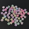 Acrylic matte beads, bracelet, accessory, flowered, wholesale