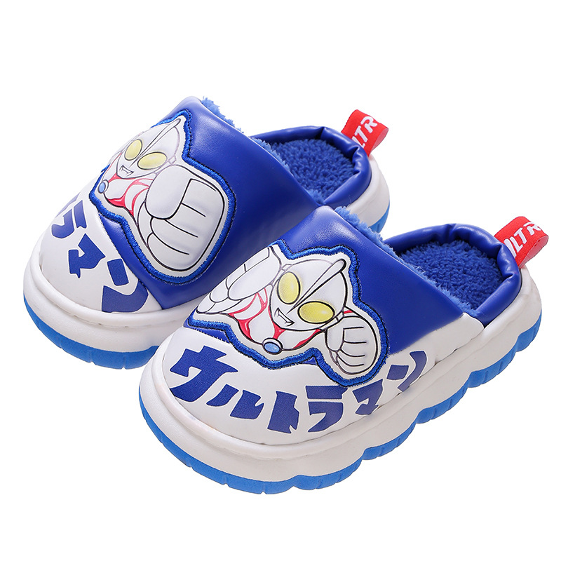 Altman zapatillas de algodón de invierno para niños calientes PU impermeable para niños grandes bolsas de bebé de tacones de algodón de lana