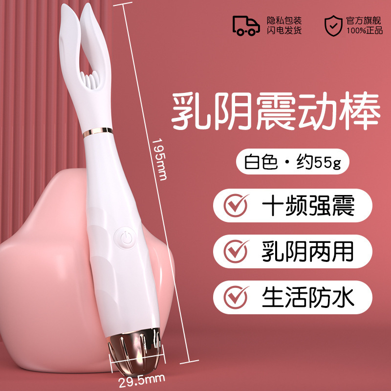 乳首クリトリス刺激ペン型バイブレーター 女性用オナニーグッズ クリトリス刺激器 カップル用セックスグッズ 磁気吸引式