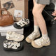Summer Breathable Versatile New Hollow Beach Sandals White Canvas Shoes Women's Shoes Trendy Ins Style