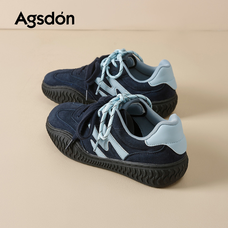 Augusden Blue German Training Shoes for Women, 2026 New Model, Summer Retro Soft-Soled Comfortable Sneakers Augusden Blue German Training Shoes for Women, 2026 New Model, Summer Retro Soft-Soled Comfortable Sneakers