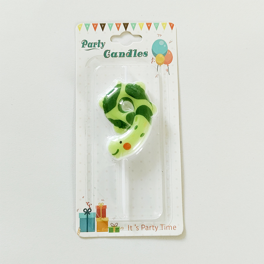 越境創意動物デジタルろうそく0-9漫画誕生日ろうそく子供誕生日誕生日パーティー装飾用品