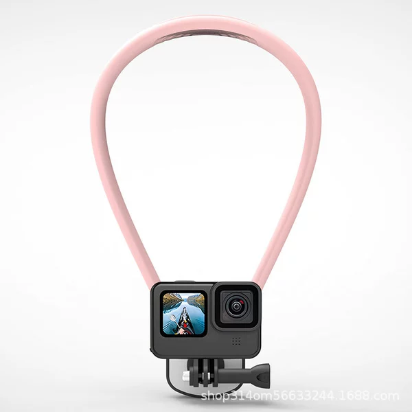 Camera, fuchsia tubing