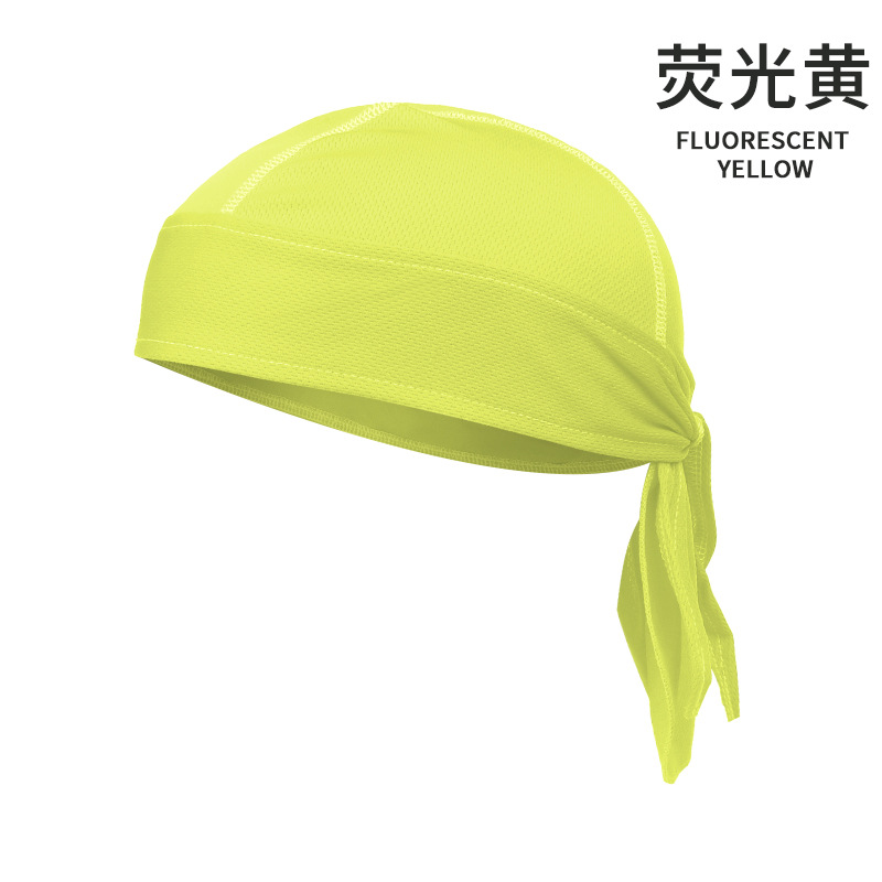 해적 모자 형광 노란색