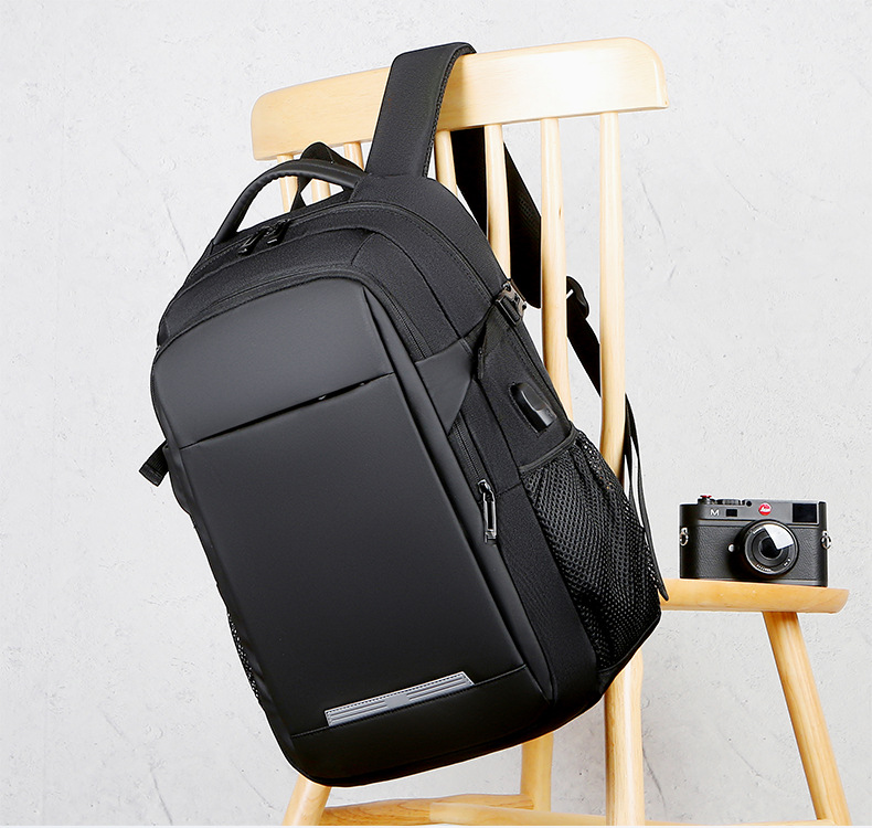 Student schoolbags, usb large-capacity backpacks, men's multi-pocket laptop bags, business commuting travel backpacks undefined