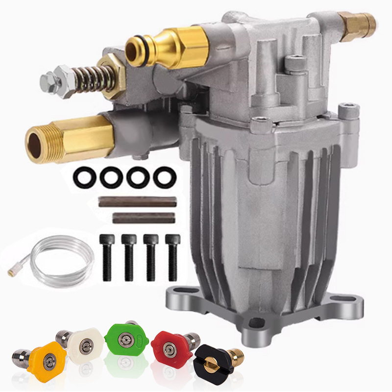 Cross-Border Export P170 Copper and Aluminum Inclined Plate Pump Car Washing Machine Accessories Gasoline Power Cleaning Machine Accessories Parts Pump Head Cross-Border Export P170 Copper and Aluminum Inclined Plate Pump Car Washing Machine Accessories Gasoline Power Cleaning Machine Accessories Parts Pump Head