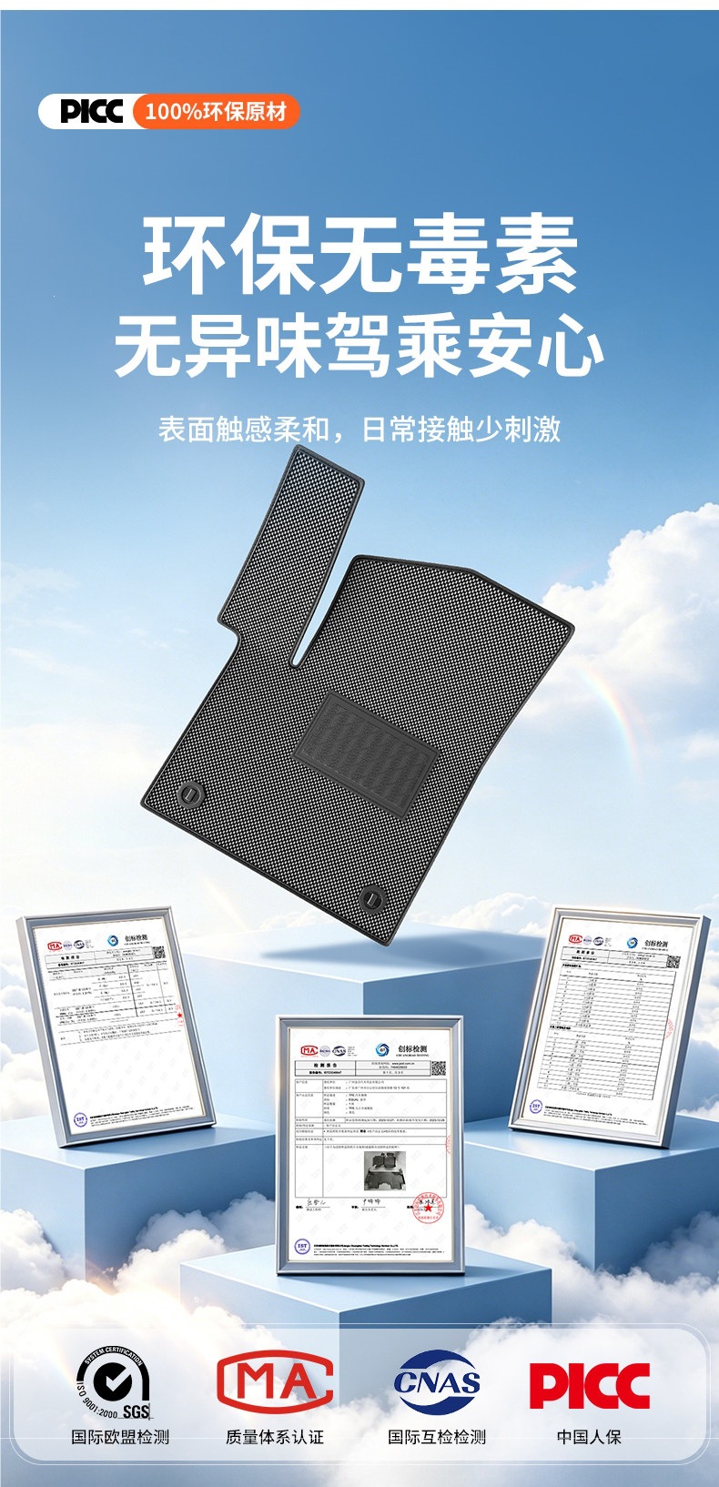 21-26 models of Great Wall Alpine 789 floor mats with carbon fiber weave pattern, middle row trunk mat, large four-seater, other wool, Guangzhou