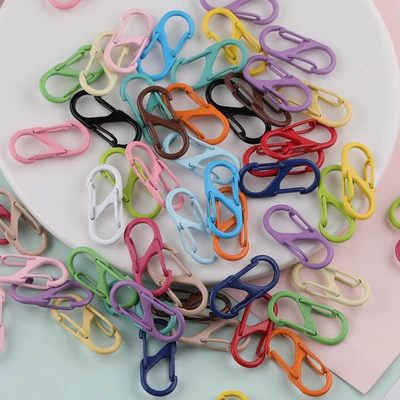 Keychains for DIY Bead Stringing, Zərgərlik ara hissələri - knife-buckle-5-pieces