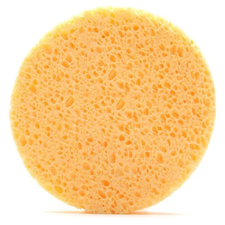 Пористый древесный волокнистый пузырьковый производитель Sponge древесного целлюлозного порошка flutscellin, умывание лица, очищение лица, губка для лица в упаковке OPP