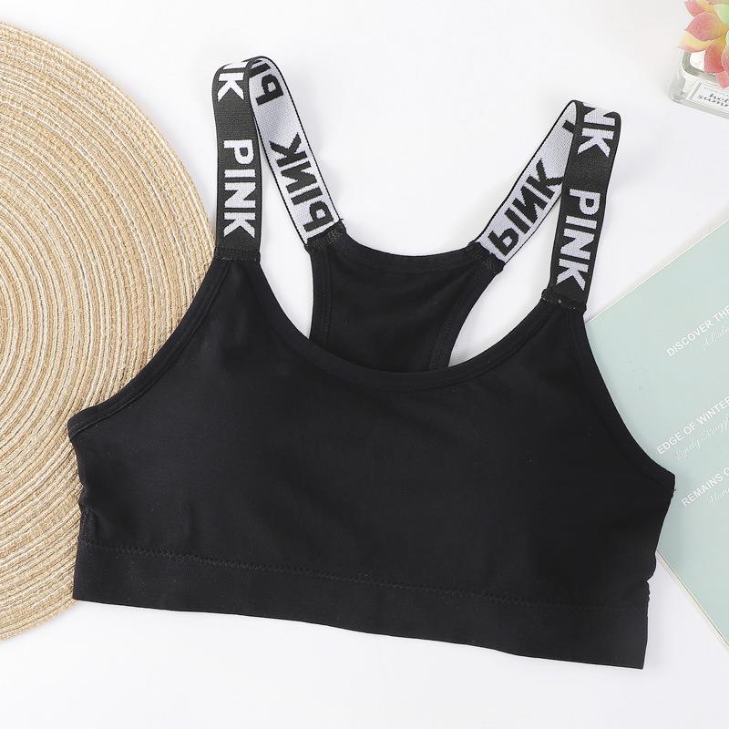 40,00 kg-77,50 KG 1-3 piezas ropa interior Mujer estudiante estilo coreano belleza inalámbrica tubo trasero superior anti-flacidez chica de la escuela secundaria envuelto en el pecho