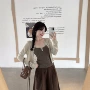秋季大码波点新款开衫