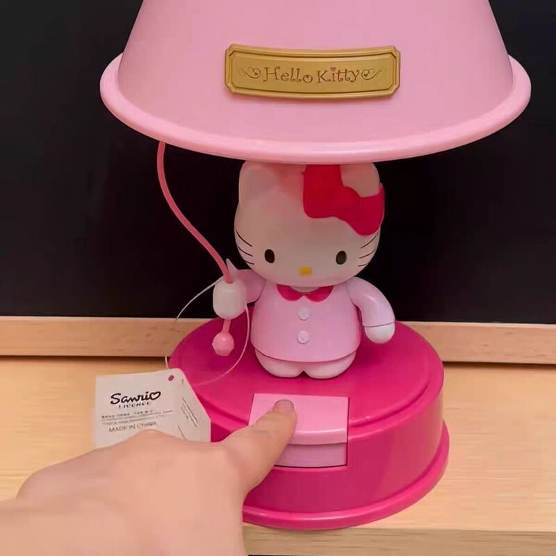 ハローキティ中古テーブルランプ寝室のベッドサイドランプナイトライトレトロテーブルランプ睡眠夜の使用親友へのギフトとして|undefined
