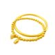Live supply Shajin two-life Huan Lianpeng Bracelet Gold Store Same Ancient Method Inheritance Gold and Silver two-life Huan Bracelet