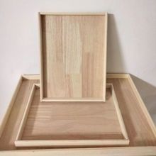 木质收纳盒长方形木制饺子馄饨馒头收纳盒特大号可以摞放冷冻
