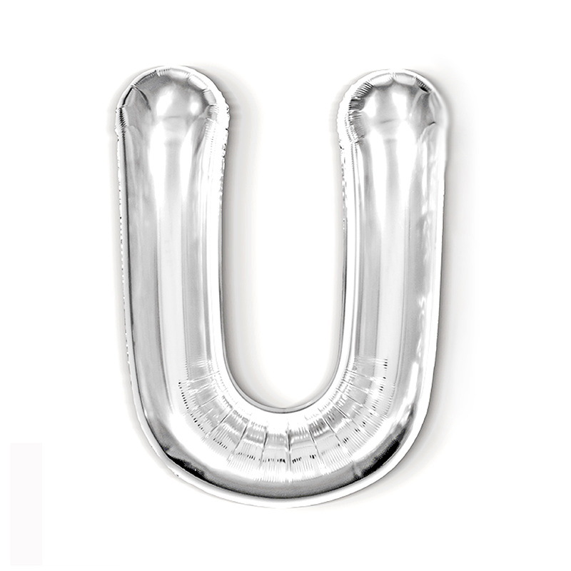 32 pulgadas 40 pulgadas 16 pulgadas inglés carta globo de aluminio fiesta de cumpleaños decoración de la boda papel de aluminio globo escena diseño