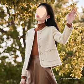 2025小香风外套女显瘦秋冬新款气质名媛风法式小个子短外套