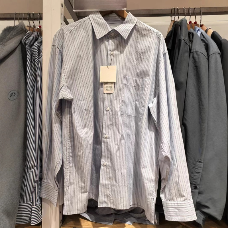 2025 Autumn and Winter Men's and Women's Same Style Casual Loose Lapel Long-Sleeved Shirts 480294 481391 480763