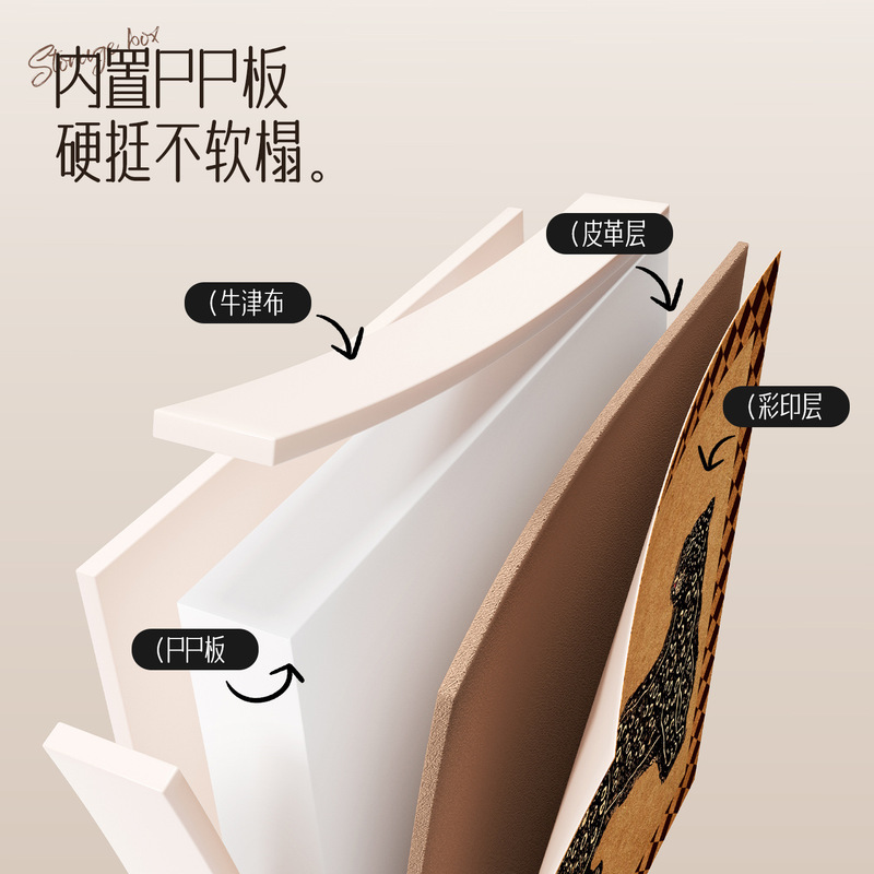 中古风收纳箱卡莱克格子柜非藤编收纳盒整理盒子大容量布艺收纳筐|undefined