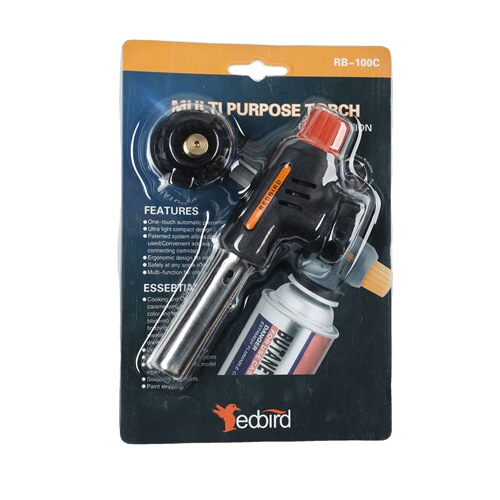 Cross-border card-style flame welding torch upside-down gas spray gun kitchen baking igniter nozzle flame spray gun wholesale