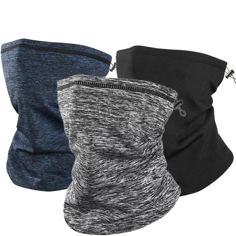Headband Winter Warm Adjustable Windproof Riding Mask Sports Ear Protector Elastic Neck Set Bib Balaclava